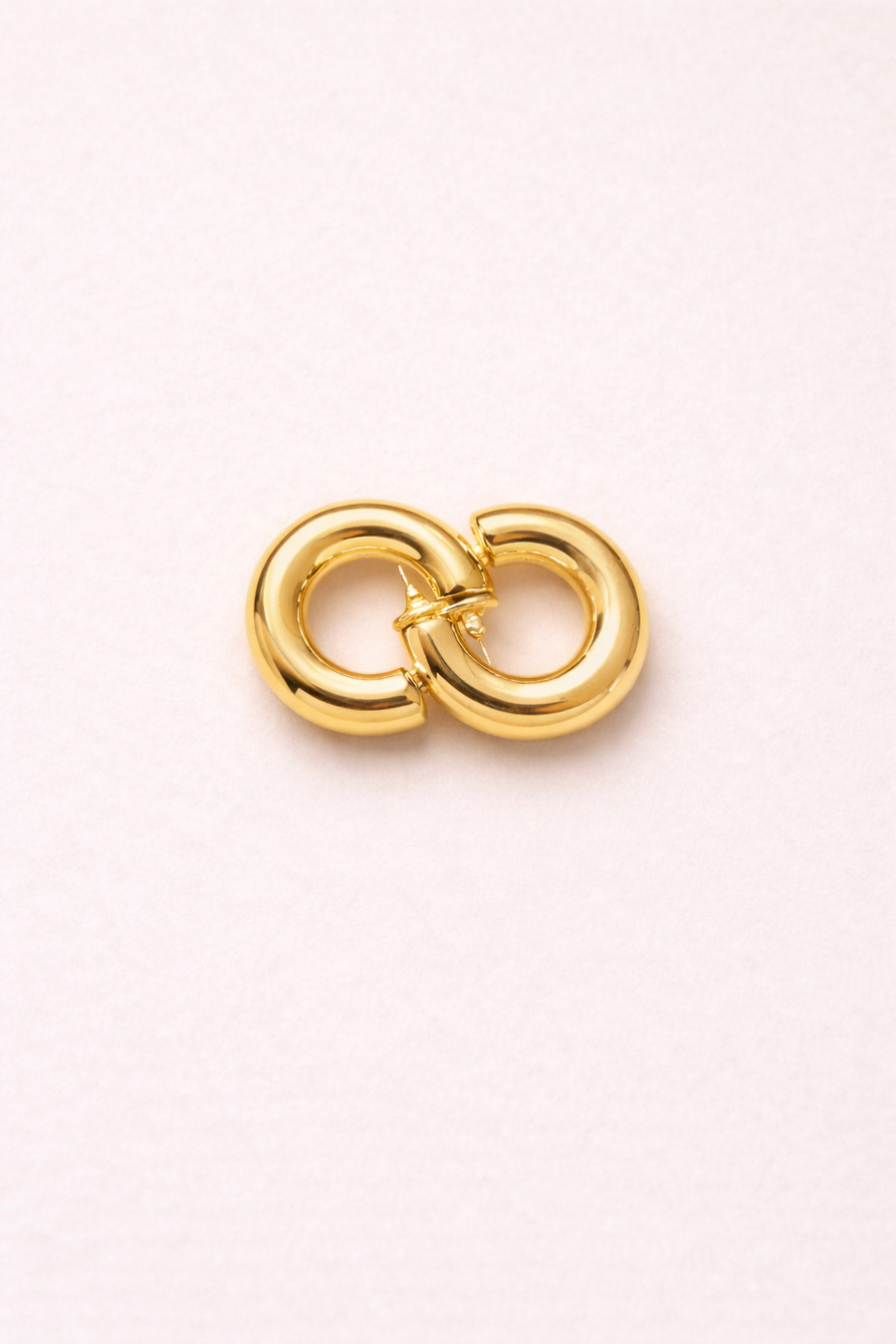 Gold Renk  Boru Halka Küpe-26SS1003