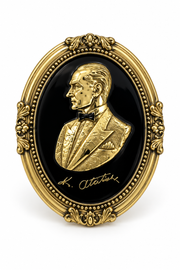 Çerçeveli Atatürk Portre Broş