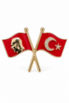 Kırmızı Çapraz Bayrak Atatürk Broş