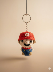 Retro Oyun Karakteri Amigurumi Anahtarlık -RS1210