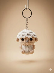 Mini Kuzu Amigurumi Anahtarlık-RS1210