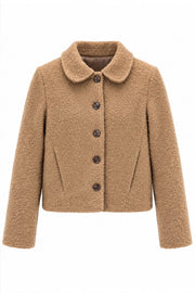 Bebe Yaka Düğmeli Ceket RS1006 | Camel
