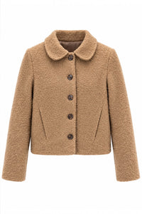 Bebe Yaka Düğmeli Ceket RS1006 | Camel