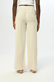 İnci İşlemeli Beli Lastikli Pantolon-39478