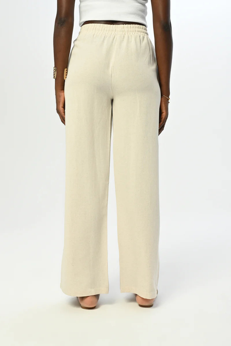 İnci İşlemeli Beli Lastikli Pantolon-39478