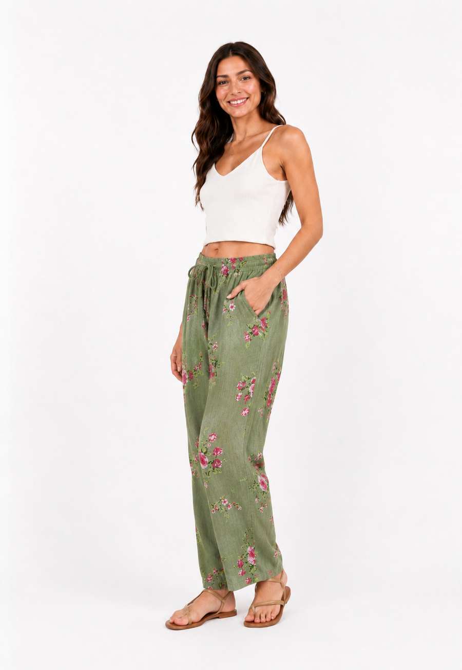 Rosalie Keten Pantolon Haki