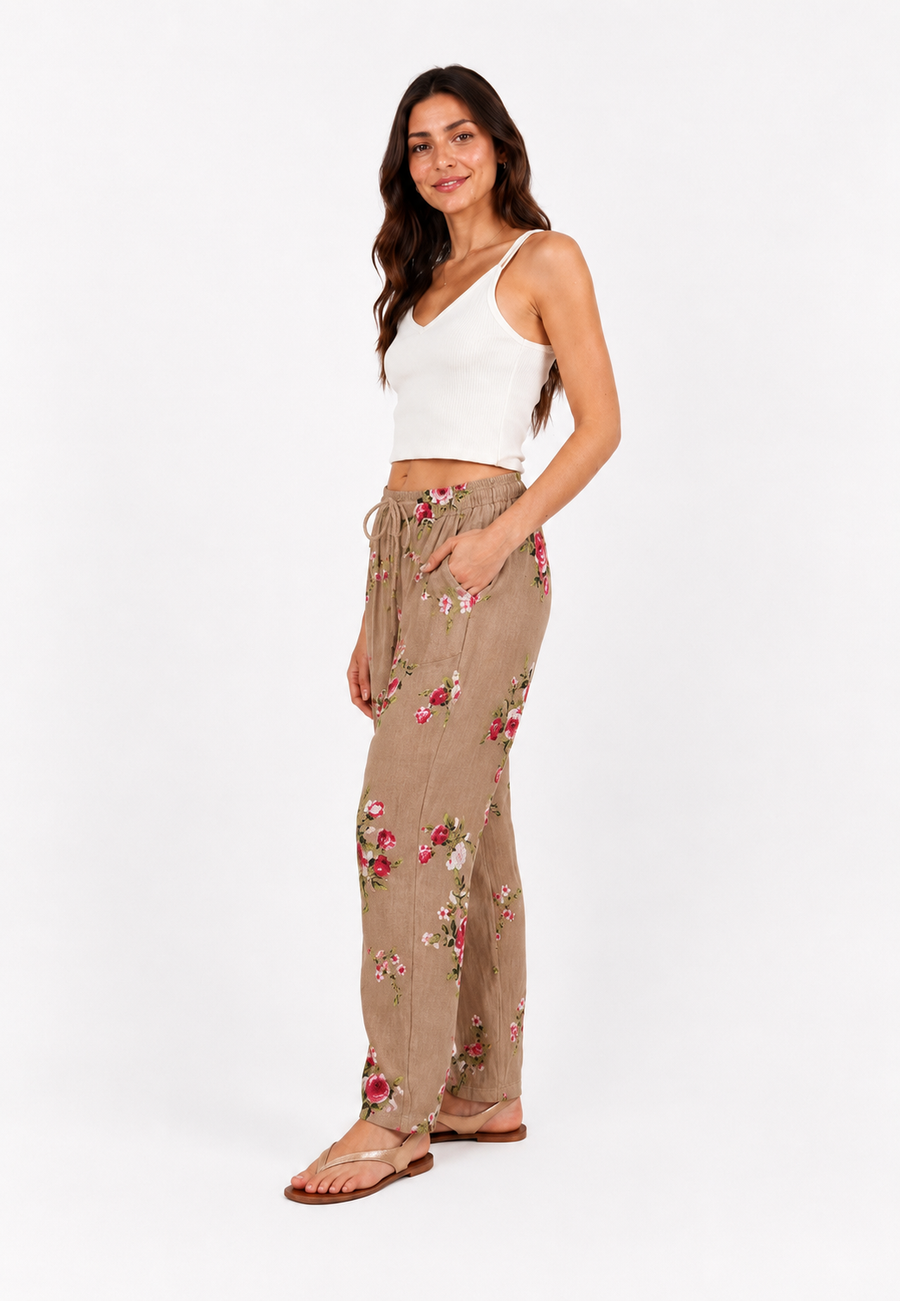 Rosalie Keten Pantolon Camel