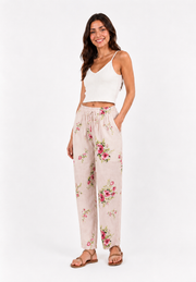 Rosalie Keten Pantolon Pudra