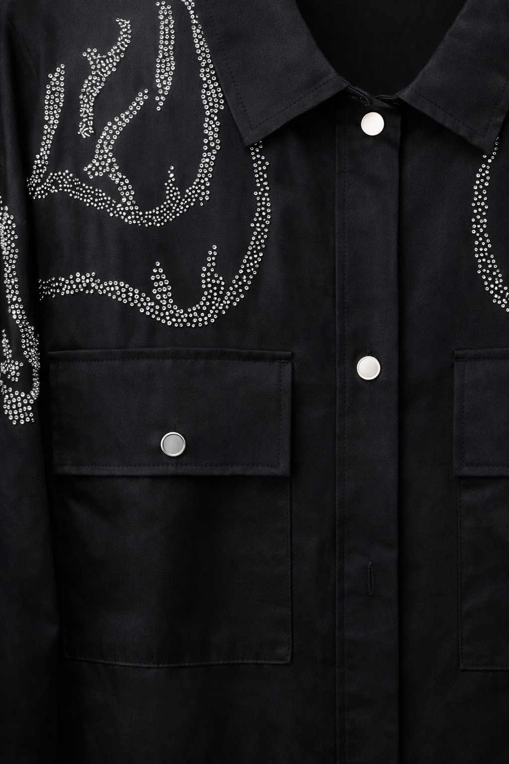 Taş İşlemeli Gömlek Ceket