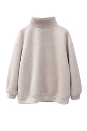 Plus Size Dantel Detaylı Fermuarlı  Mont