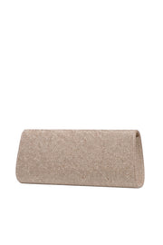 Altın Işıltılı Drapeli Abiye Clutch Çanta