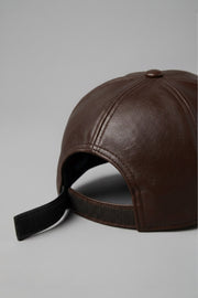 Hakiki Deri Basic Şapka – Kahverengi