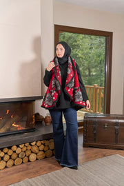 Rana Subaşı Desenli Keçe Yelek -2001