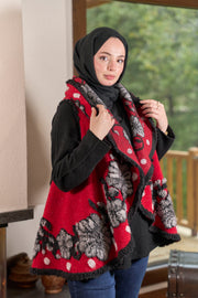 Rana Subaşı Desenli Keçe Yelek -2001