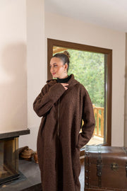 Teddy Buklet Kaban Kahverengi