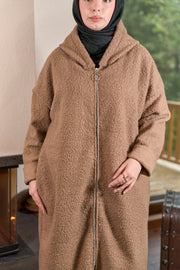 Teddy Buklet Kaban Sütlü Kahve