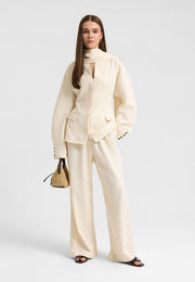 Elia Bağlamalı Ceket Pantolon Takım-RS901298