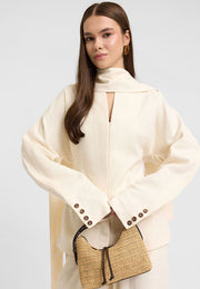 Elia Bağlamalı Ceket Pantolon Takım-RS901298