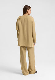 Rin Drape Yaka Bluz Takım Çağla-RS268625
