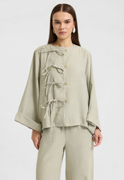 Soho Hakim Yaka Gömlek Takım Mint-RS268678