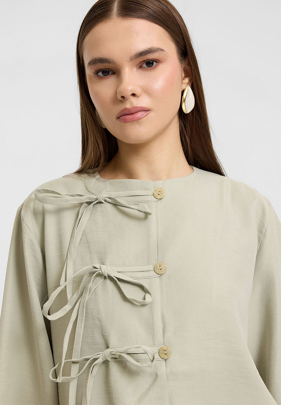 Soho Hakim Yaka Gömlek Takım Mint-RS268678