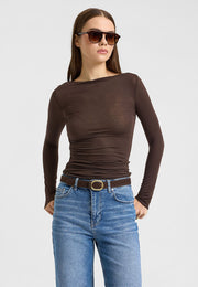 Kemerli Kısa Pantolon Mavi-RS72299