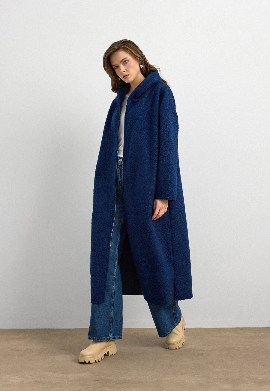 Teddy Buklet Kaban Mavi