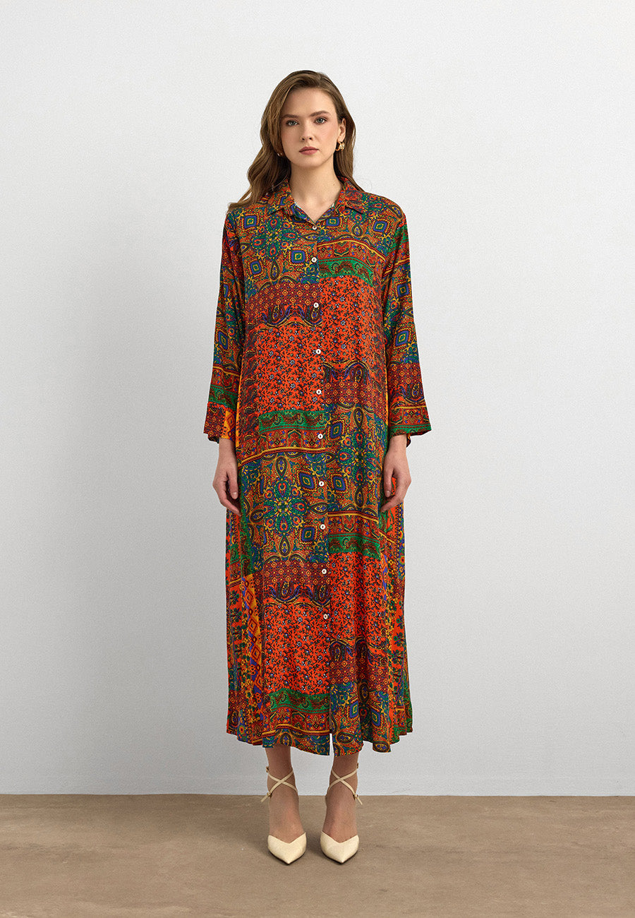 Anatolia Desen Uzun Elbise