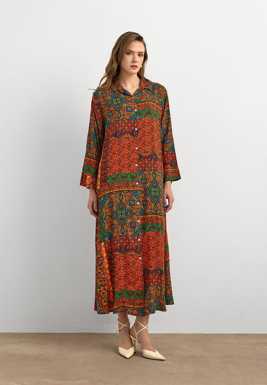 Anatolia Desen Uzun Elbise