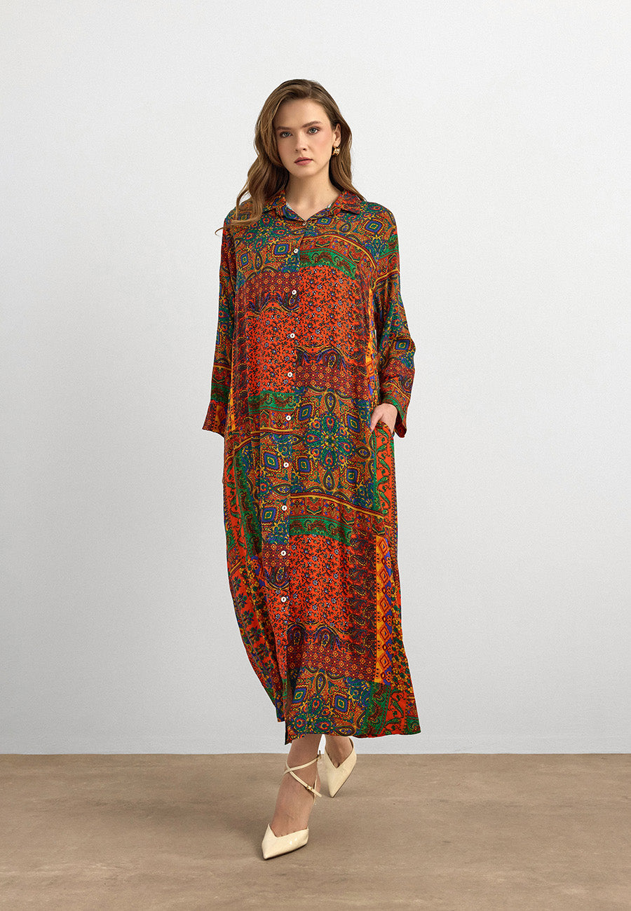 Anatolia Desen Uzun Elbise