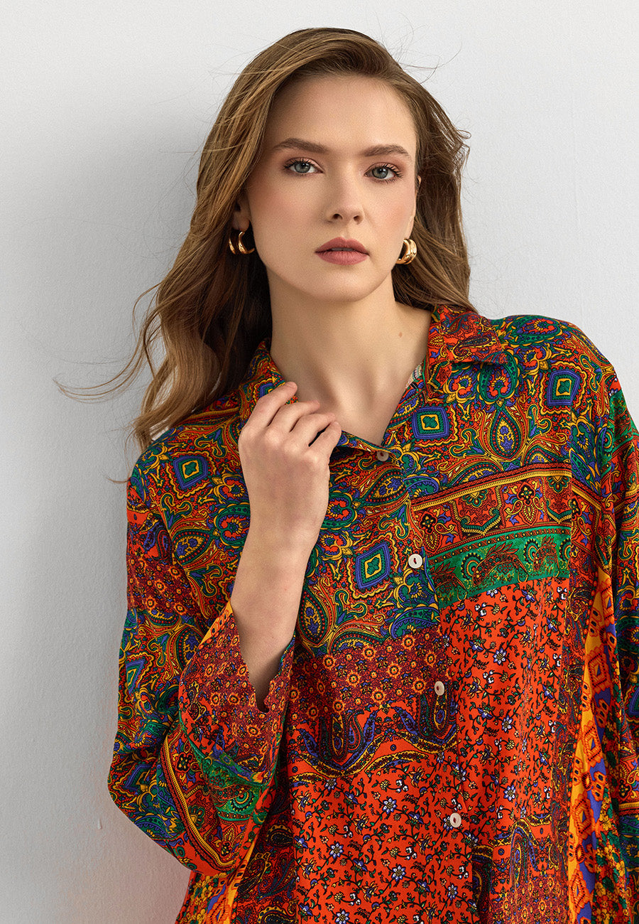 Anatolia Desen Uzun Elbise