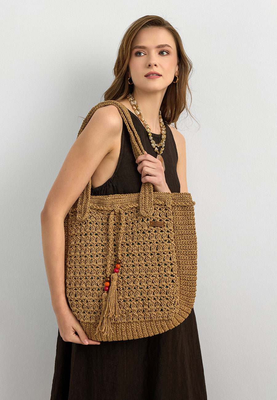 Galway Hand-Knitted Summer Bag