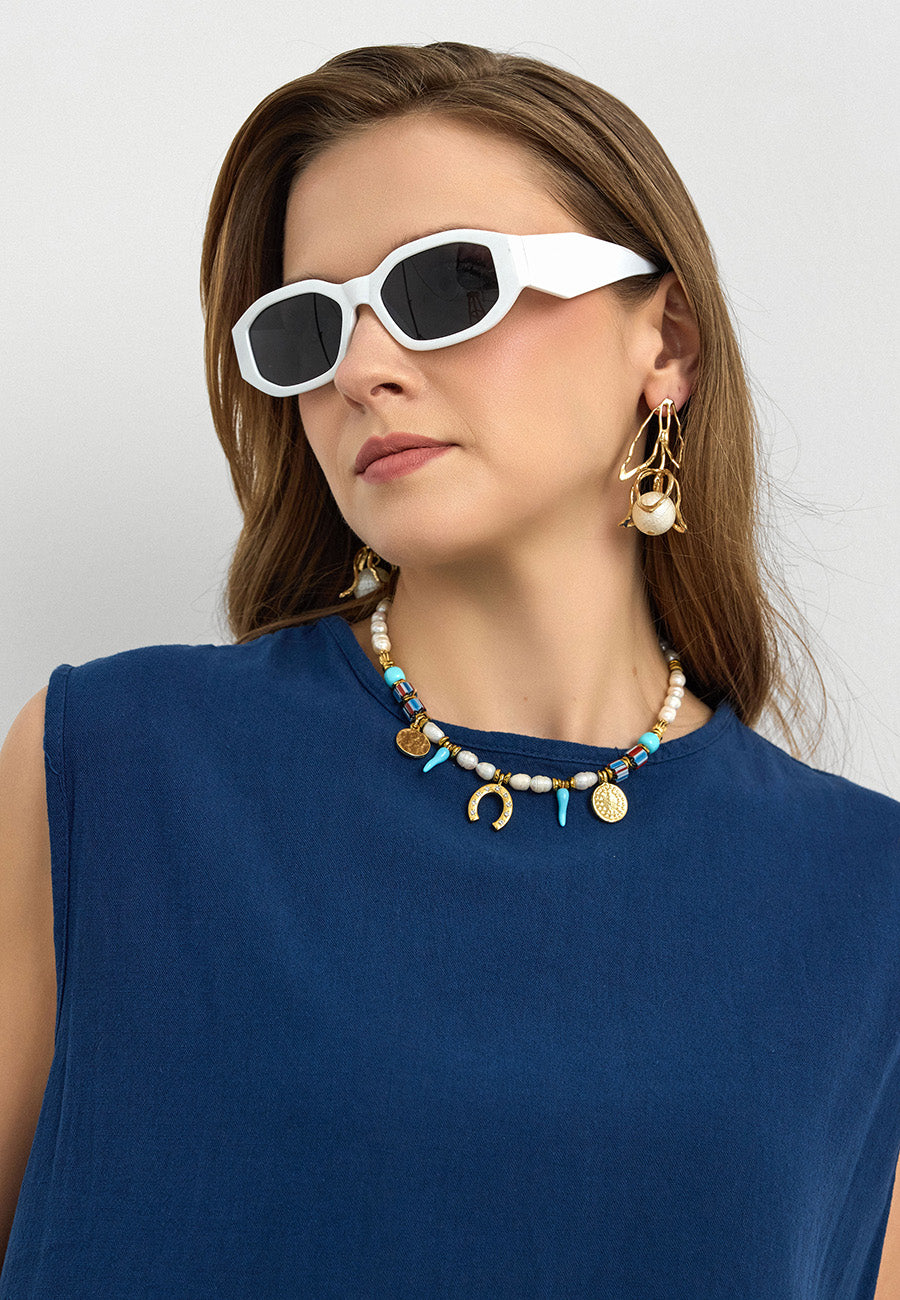 Nazar Detaylı Bohem Kolye