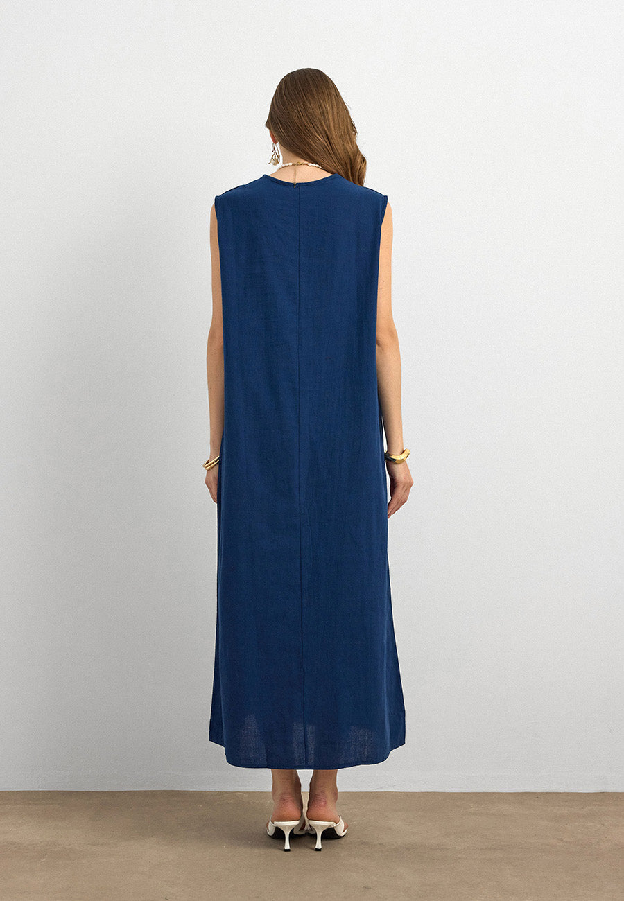 RS Keten İç Elbise Lacivert