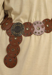 Zımbalı Suni Deri Kemer