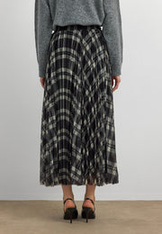 7222 Piliseli Kareli Etek