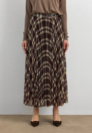 7222 Piliseli Kareli Etek