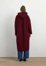 Teddy Buklet Kaban Bordo