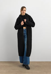 Teddy Buklet Kaban Siyah