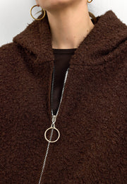 Teddy Buklet Kaban Kahverengi