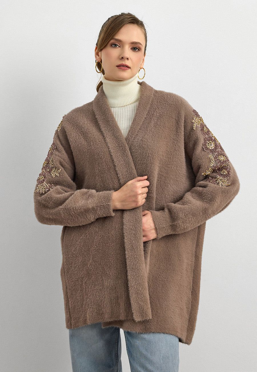 Premium Taş İşlemeli Hırka