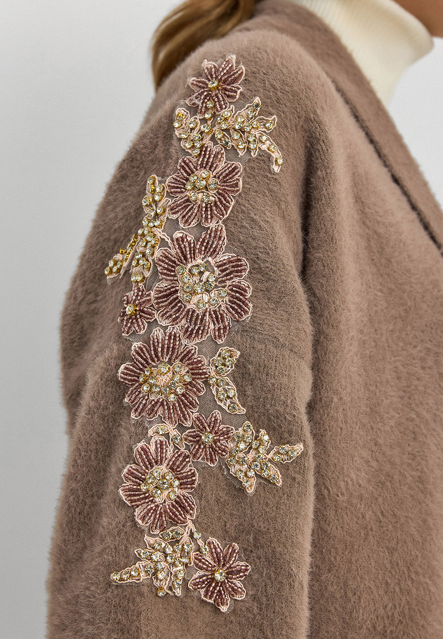 Premium Taş İşlemeli Hırka