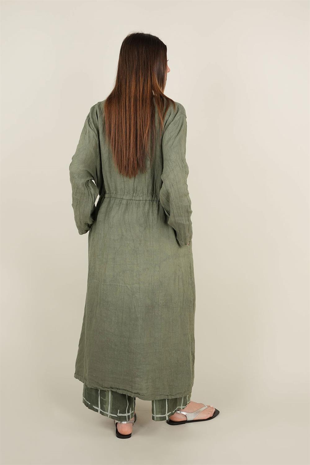 BAĞCIKLI KETEN KAP HAKİ