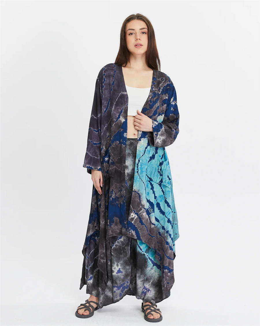 Batik Kaftan 0170 İndigo