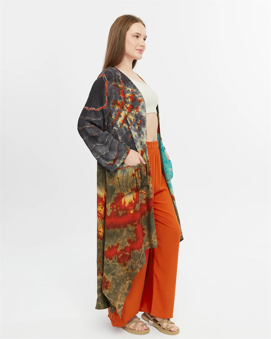 Batik Kaftan 0170 Kiremit