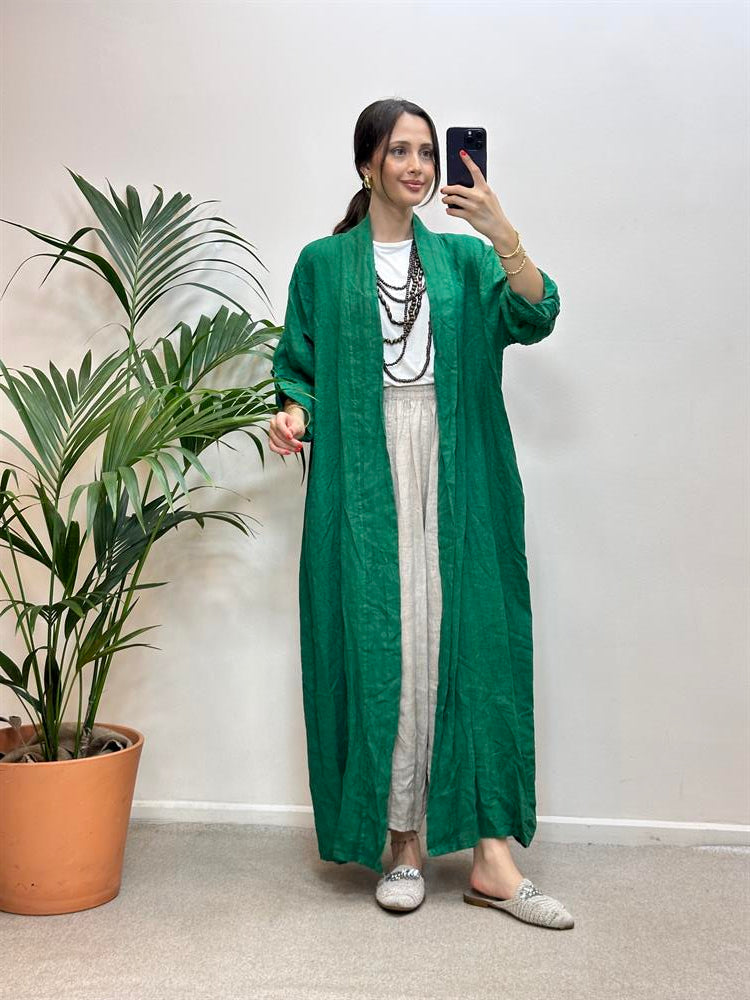 Benetton Keten Abaya