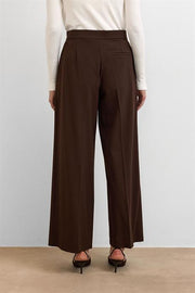 Classic Palazzo Pantolon - Kahve