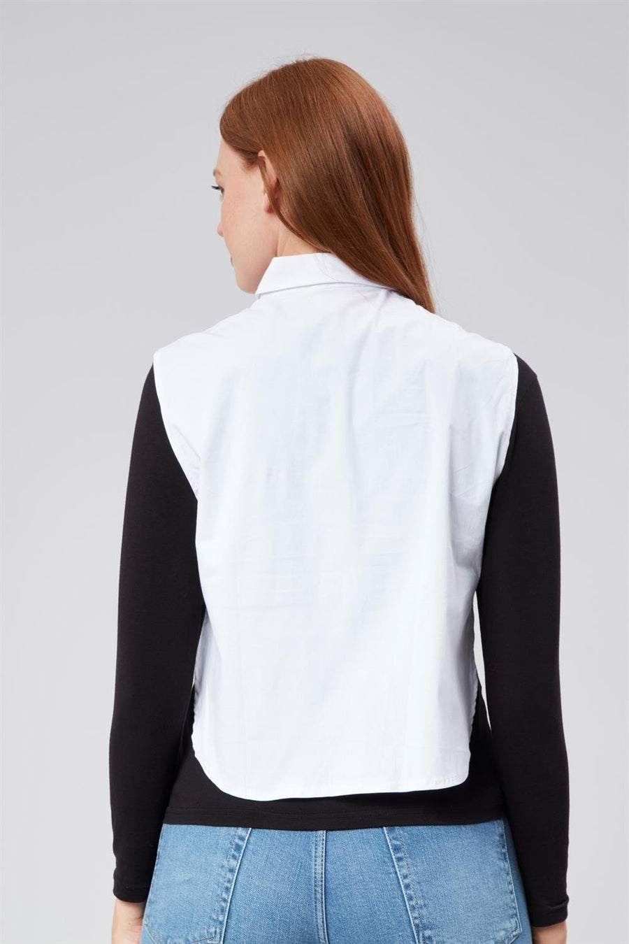 Gömlek Yaka Boyunluk Beyaz