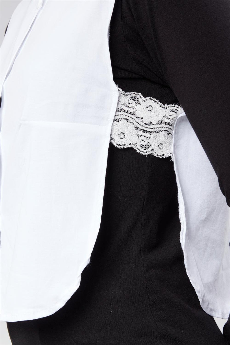 Gömlek Yaka Boyunluk Beyaz