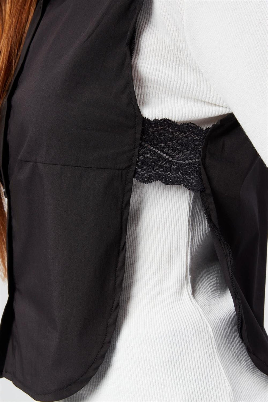 Gömlek Yaka Boyunluk Siyah